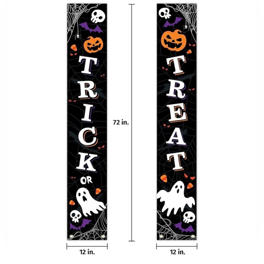 New outdoor Halloween door banner decoration